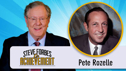 Steve Forbes On Achievement - Pete Rozelle